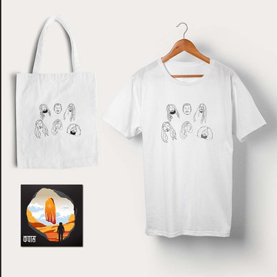 Combo 3 -  (Kapaas Album + Limited Edition Tee + Limited Edition Tote)